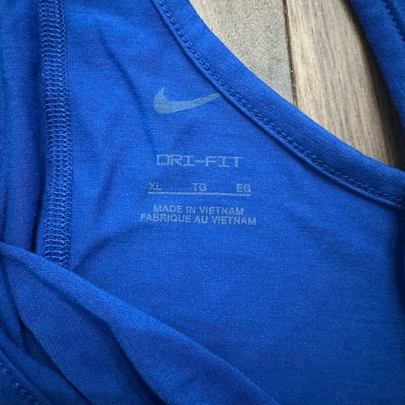 NWT Blue Nike Dri-Fit Racerback Tank - Picture 4 of 4